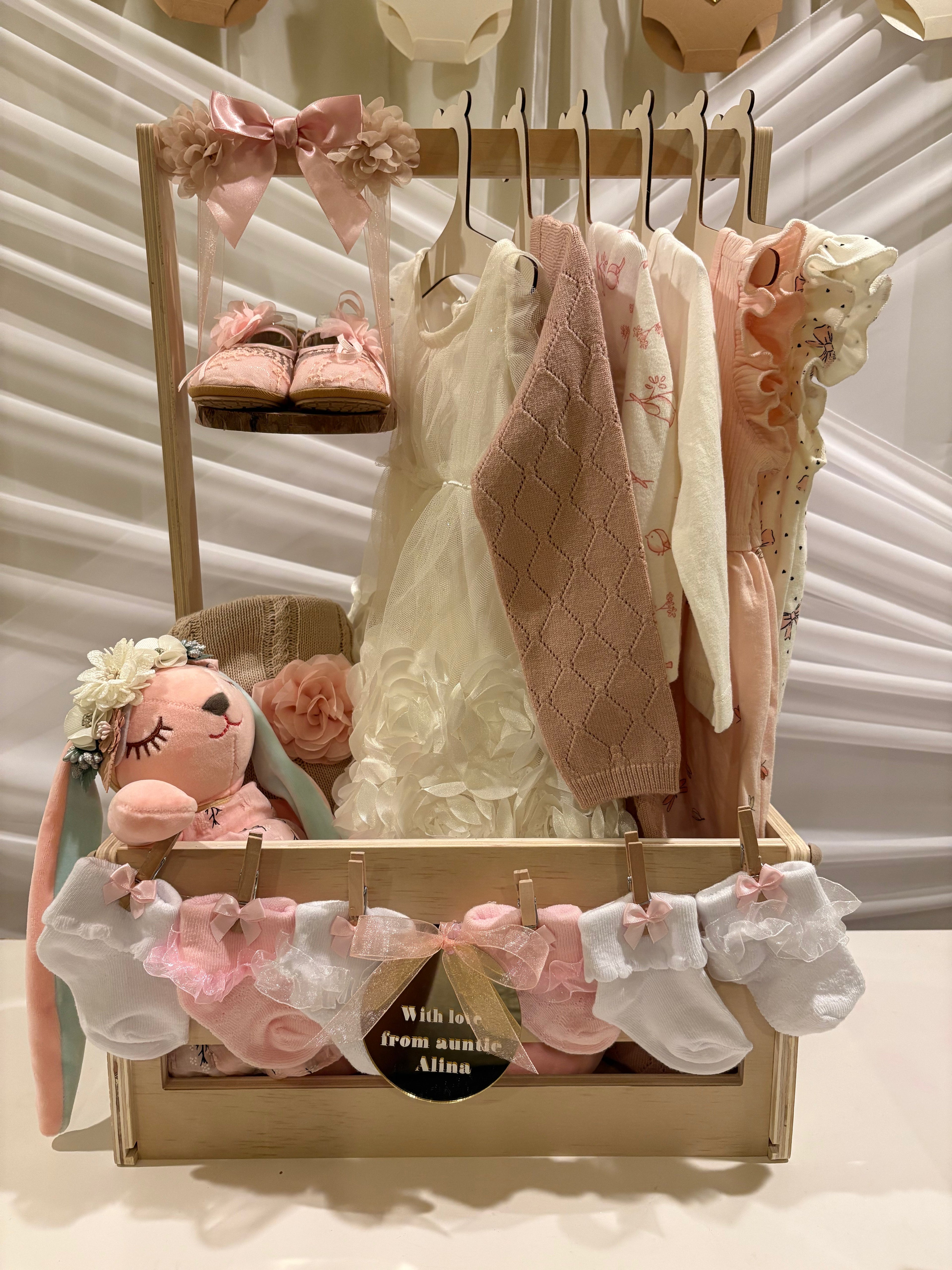 Baby crate gift baskets