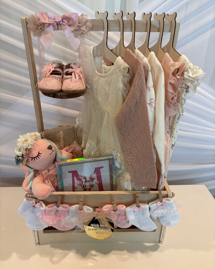 Baby crate gift basket package deal