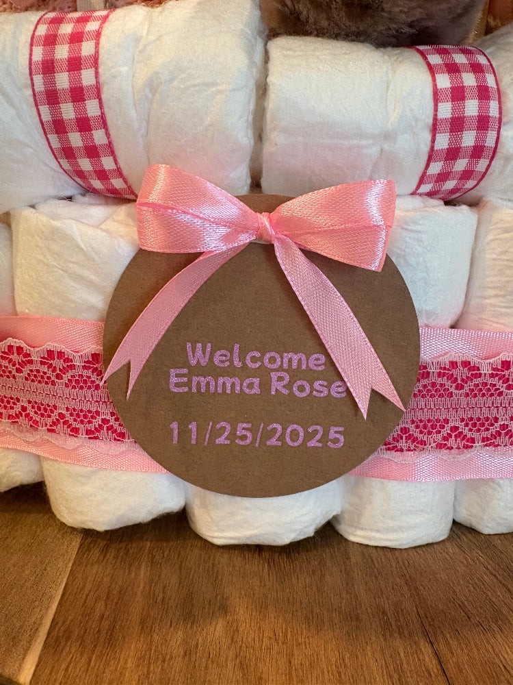 Hot Air Balloon Diaper-Cake