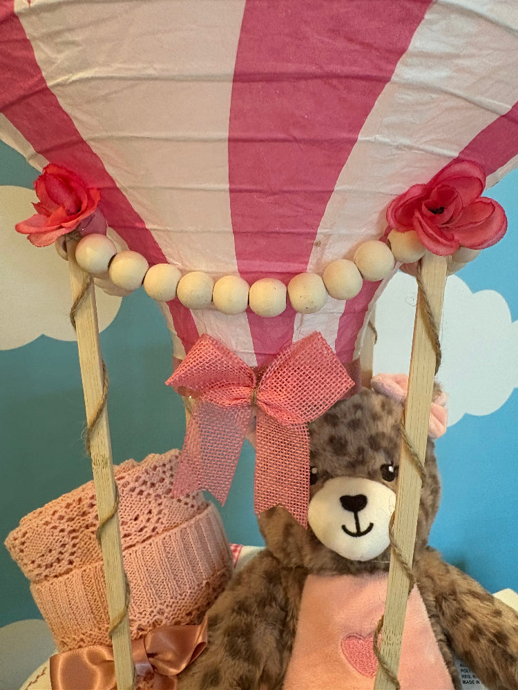 Hot Air Balloon Diaper-Cake