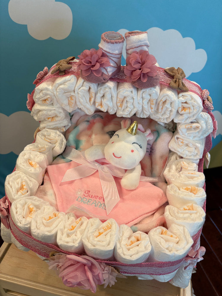 Diaper-Cake Crib