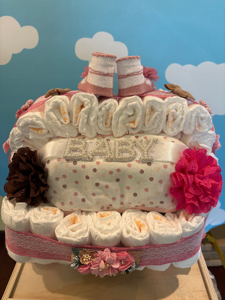 Diaper-Cake Crib
